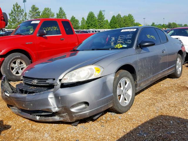 2G1WM15K669298995 - 2006 CHEVROLET MONTE CARL GRAY photo 2