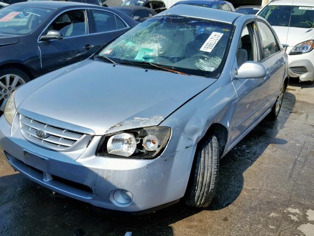 KNAFE121765264610 - 2006 KIA NEW SPECTR BLUE photo 2