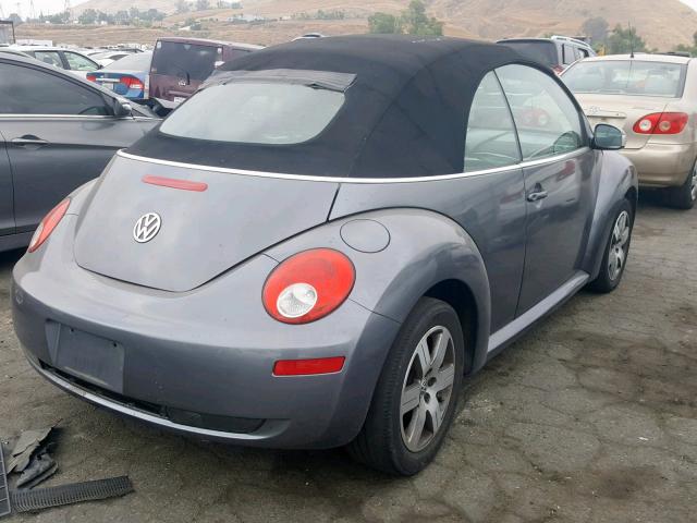 3VWRF31Y16M305747 - 2006 VOLKSWAGEN NEW BEETLE Boz foto 4
