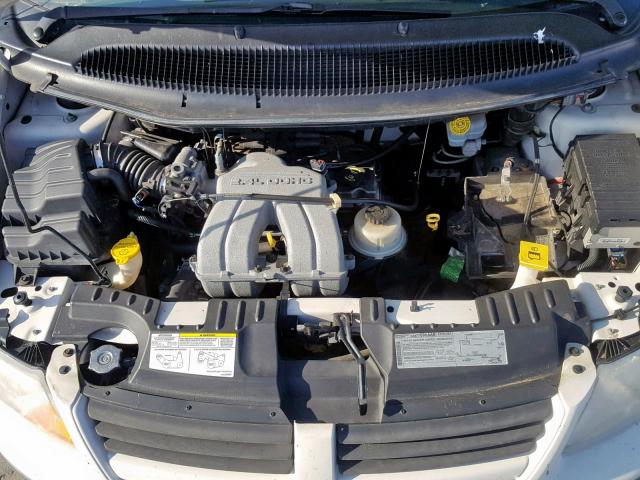 1D4GP25B07B222331 - 2007 DODGE CARAVAN SE WHITE photo 7