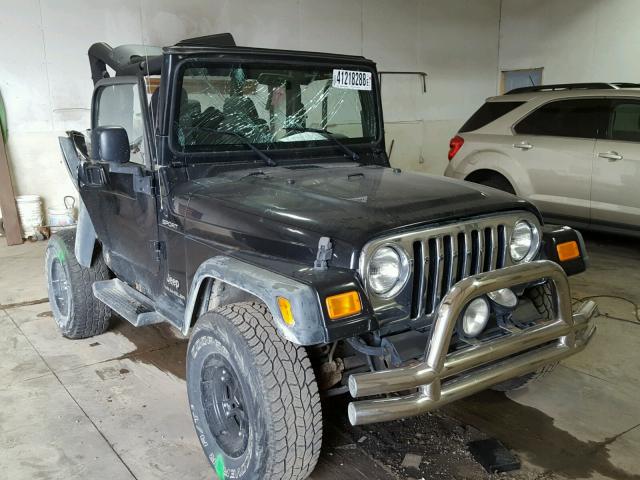 1J4FA49S56P789419 - 2006 JEEP WRANGLER / BLACK photo 1