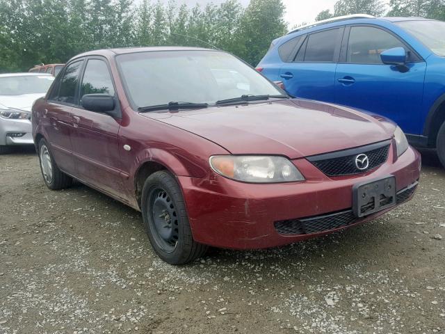 JM1BJ225621630323 - 2002 MAZDA PROTEGE DX RED photo 1