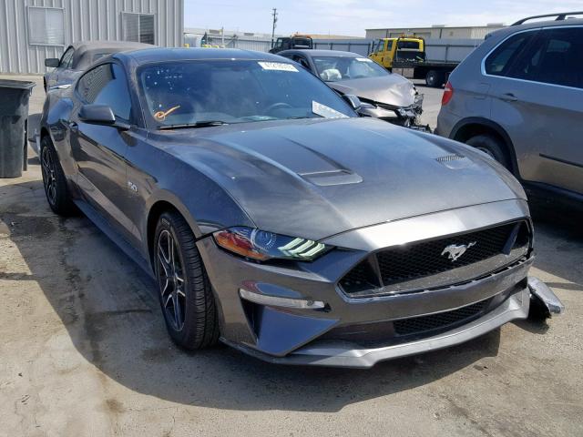 1FA6P8CF8K5135159 - 2019 FORD MUSTANG GT CHARCOAL photo 1