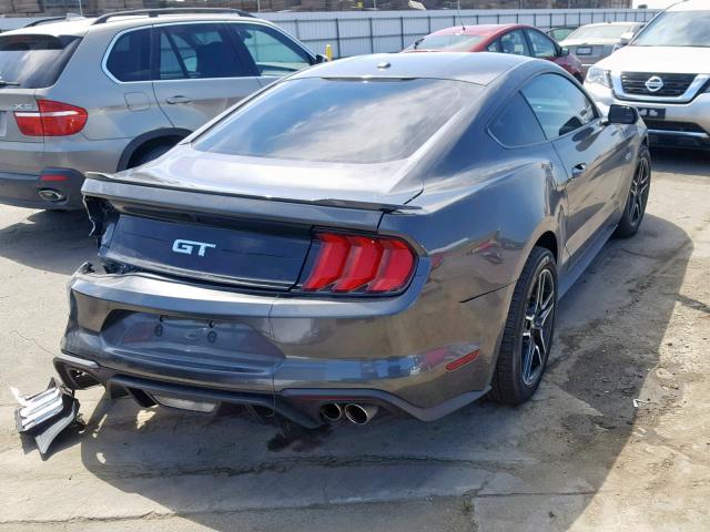 1FA6P8CF8K5135159 - 2019 FORD MUSTANG GT CHARCOAL photo 4