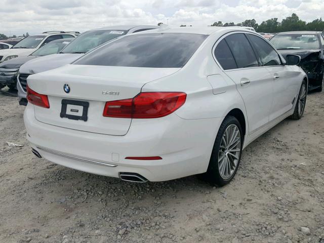 WBAJE5C32HG916557 - 2017 BMW 540 I WHITE photo 4