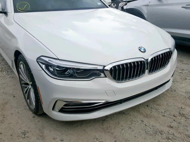 WBAJE5C32HG916557 - 2017 BMW 540 I WHITE photo 9