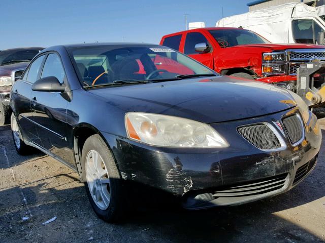 1G2ZF55B164259129 - 2006 PONTIAC G6 SE BLACK photo 1