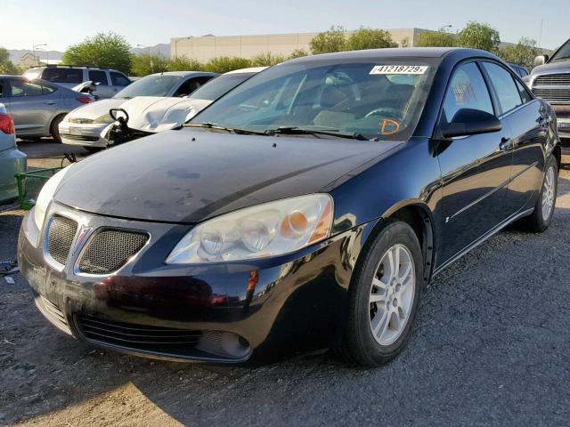 1G2ZF55B164259129 - 2006 PONTIAC G6 SE BLACK photo 2