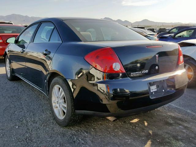 1G2ZF55B164259129 - 2006 PONTIAC G6 SE BLACK photo 3