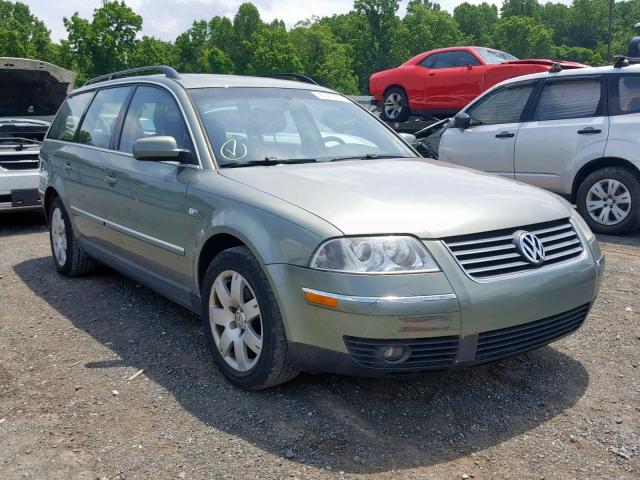 WVWWH63B23E465423 - 2003 VOLKSWAGEN PASSAT GLX 绿色 照片 1