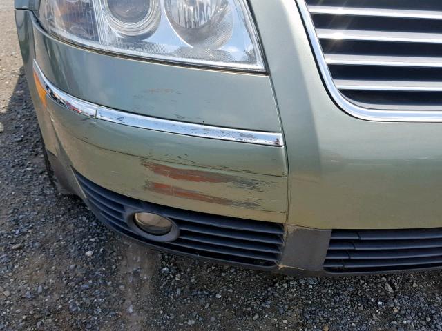 WVWWH63B23E465423 - 2003 VOLKSWAGEN PASSAT GLX 绿色 照片 9