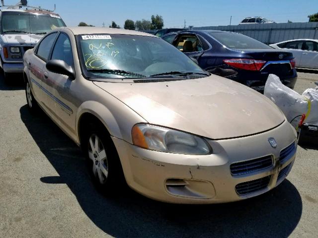 1B3EJ46X31N650106 - 2001 DODGE STRATUS SE GOLD photo 1