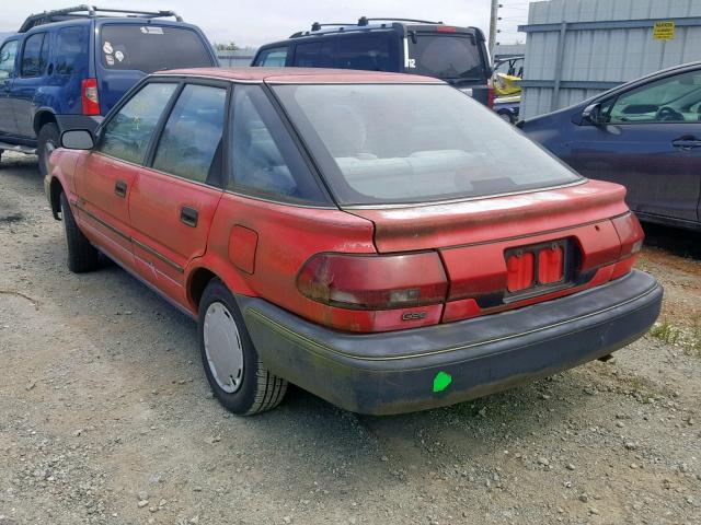 1Y1SK7465LZ103226 - 1990 GEO PRIZM BASE RED photo 3