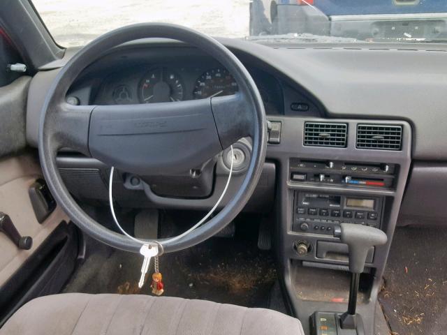 1Y1SK7465LZ103226 - 1990 GEO PRIZM BASE RED photo 9