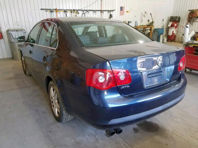 3VWRF71KX6M632683 - 2006 VOLKSWAGEN JETTA 2.5 BLUE photo 3