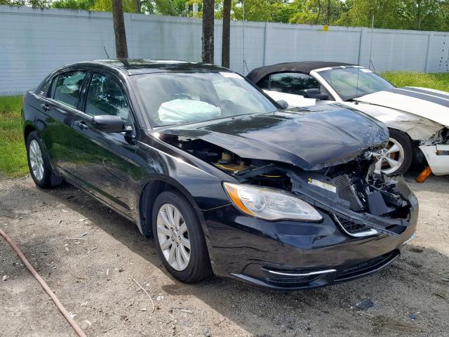 1C3BC1FG5BN584271 - 2011 CHRYSLER 200 TOURIN BLACK photo 1