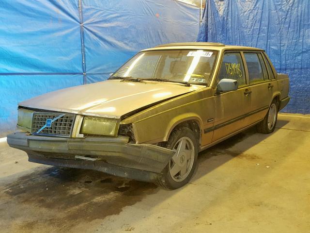 YV1FA8749L2446665 - 1990 VOLVO 740 GOLD photo 2