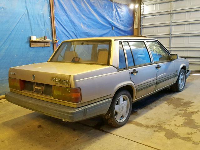 YV1FA8749L2446665 - 1990 VOLVO 740 GOLD photo 4