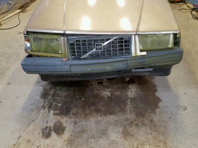 YV1FA8749L2446665 - 1990 VOLVO 740 GOLD photo 9