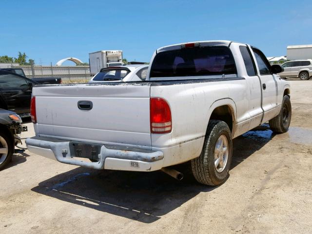 1D7GL32N44S654080 - 2004 DODGE DAKOTA SPO WHITE photo 4