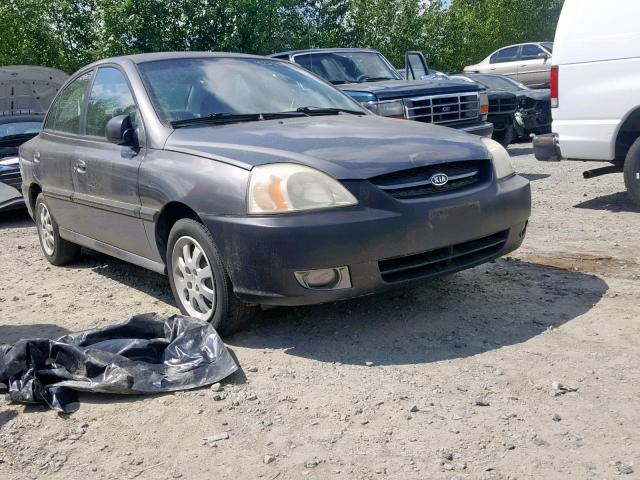 KNADC125X46315606 - 2004 KIA RIO GRAY photo 1