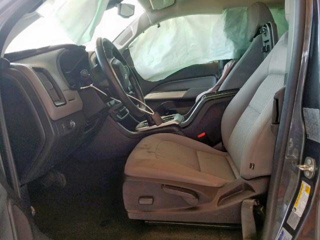 1GCHSCEA2G1168064 - 2016 CHEVROLET COLORADO L GRAY photo 5