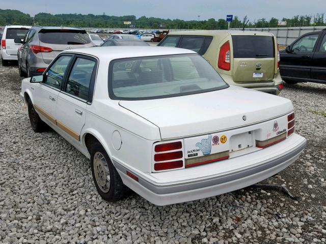 1G3AG55M6R6409302 - 1994 OLDSMOBILE CUTLASS CI WHITE photo 3