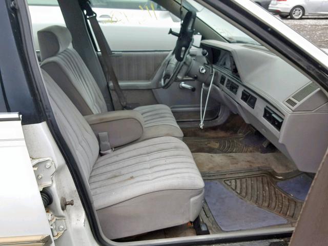 1G3AG55M6R6409302 - 1994 OLDSMOBILE CUTLASS CI WHITE photo 5