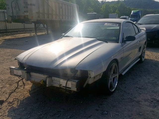 1FAFP42XXWF189047 - 1998 FORD MUSTANG GT SILVER photo 2
