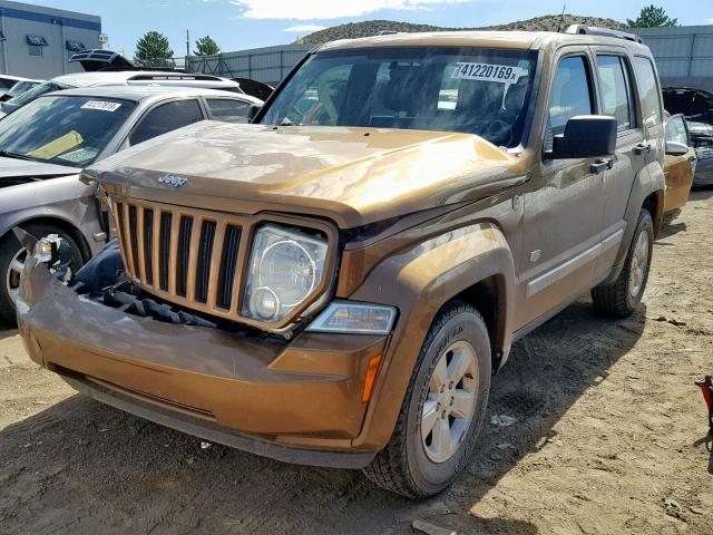 1J4PN2GK5BW558956 - 2011 JEEP LIBERTY SP BROWN photo 2