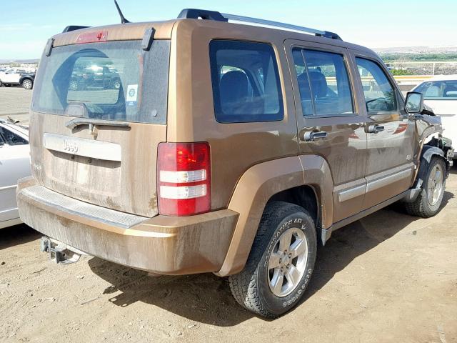 1J4PN2GK5BW558956 - 2011 JEEP LIBERTY SP BROWN photo 4