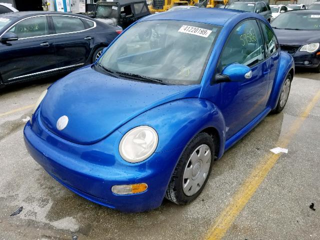 3VWBP21CX3M434188 - 2003 VOLKSWAGEN NEW BEETLE ლურჯი ფოტო 2