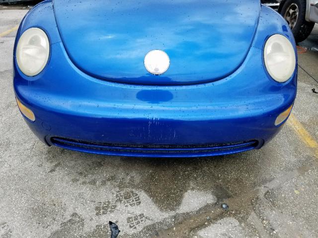3VWBP21CX3M434188 - 2003 VOLKSWAGEN NEW BEETLE ლურჯი ფოტო 9