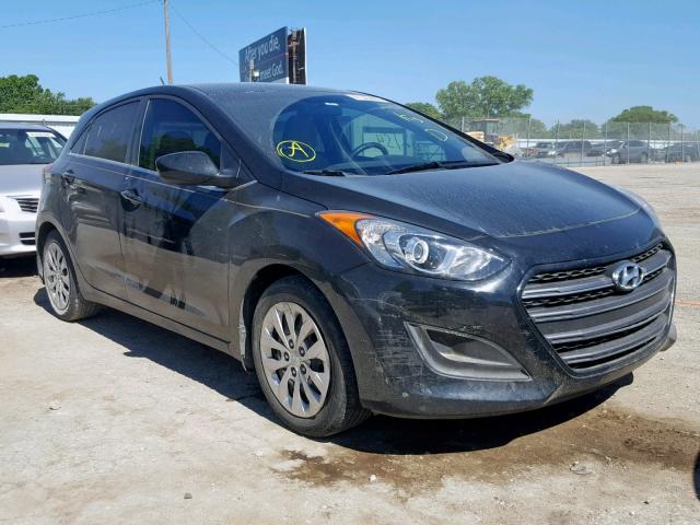 KMHD35LH5GU335227 - 2016 HYUNDAI ELANTRA GT BLACK photo 1