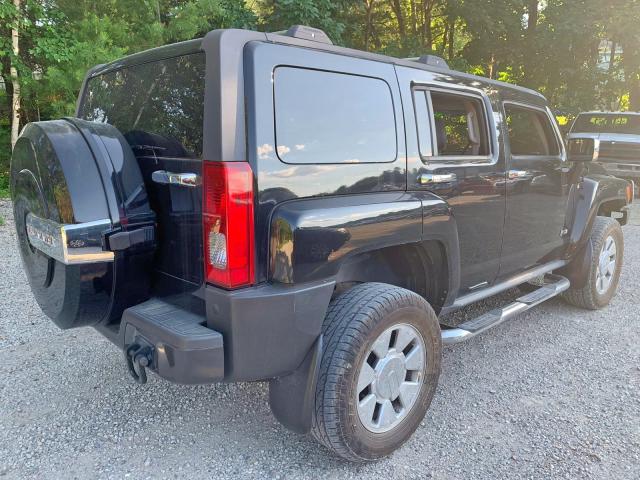 5GTDN13E978228938 - 2007 HUMMER H3 BLACK photo 4