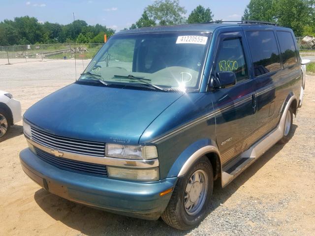 1GBDM19WXXB181842 - 1999 CHEVROLET ASTRO BLUE photo 2