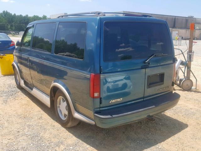 1GBDM19WXXB181842 - 1999 CHEVROLET ASTRO BLUE photo 3