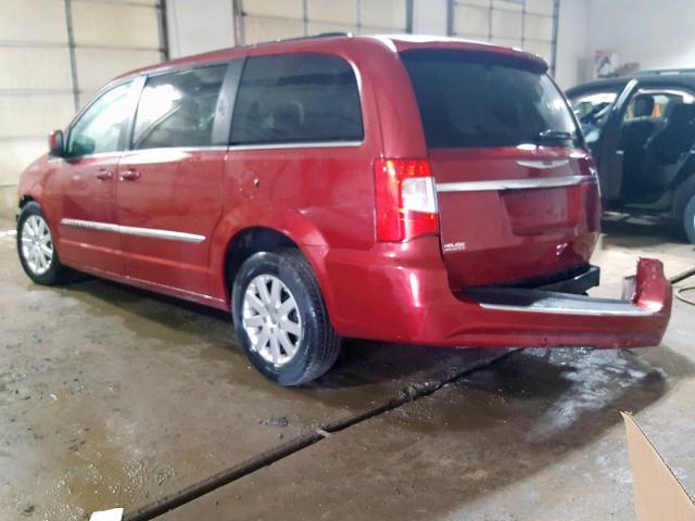 2C4RC1BG9DR604060 - 2013 CHRYSLER TOWN & COU RED photo 3