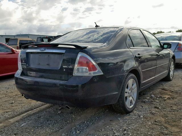 3FAHP08147R129922 - 2007 FORD FUSION SEL BLACK photo 4