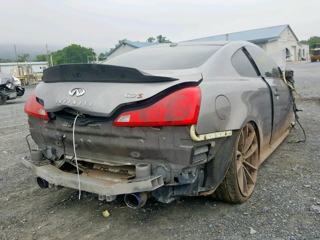 JNKCV64E18M103065 - 2008 INFINITI G37 BASE GRAY photo 4