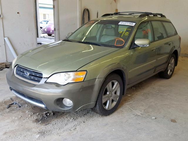 4S4BP86C264329378 - 2006 SUBARU LEGACY OUT GREEN photo 2