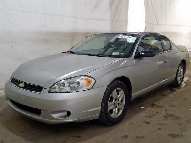 2G1WJ15K379328979 - 2007 CHEVROLET MONTE CARL SILVER photo 2