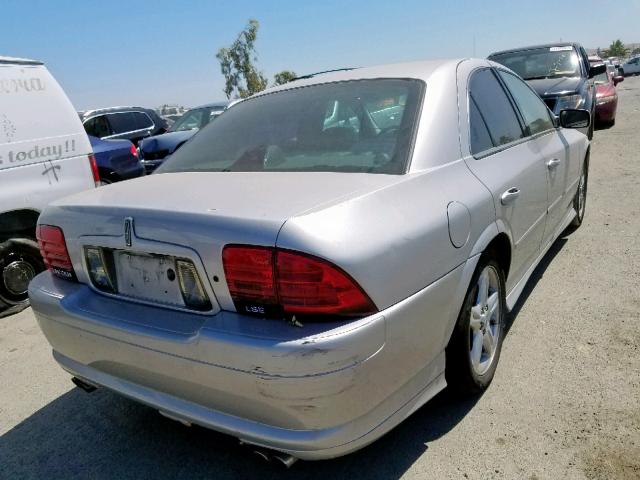 1LNHM87AX2Y709216 - 2002 LINCOLN LS SILVER photo 4