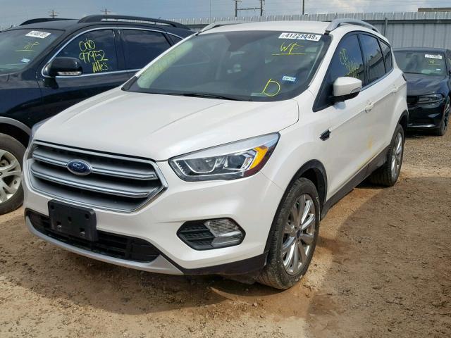 1FMCU0J93HUF07392 - 2017 FORD ESCAPE TIT WHITE photo 2