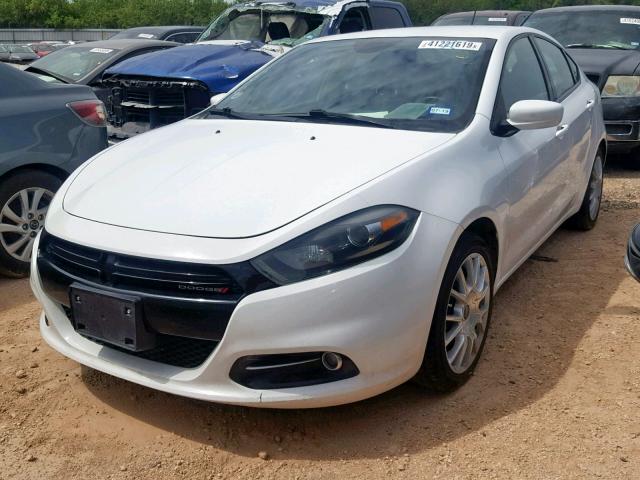 1C3CDFBB4FD119078 - 2015 DODGE DART SXT WHITE photo 2