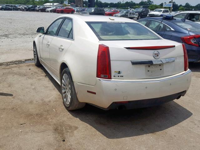 1G6DK5EY7B0104871 - 2011 CADILLAC CTS PERFOR WHITE photo 3