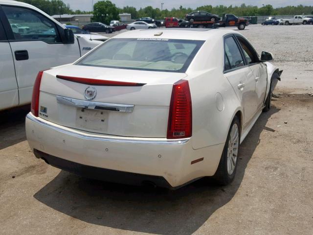 1G6DK5EY7B0104871 - 2011 CADILLAC CTS PERFOR WHITE photo 4