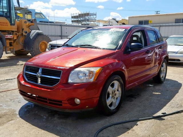 1B3HB48B58D751871 - 2008 DODGE CALIBER SX RED photo 2