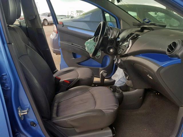 KL8CB6S99DC565186 - 2013 CHEVROLET SPARK LS BLUE photo 5