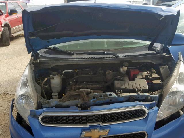 KL8CB6S99DC565186 - 2013 CHEVROLET SPARK LS BLUE photo 7